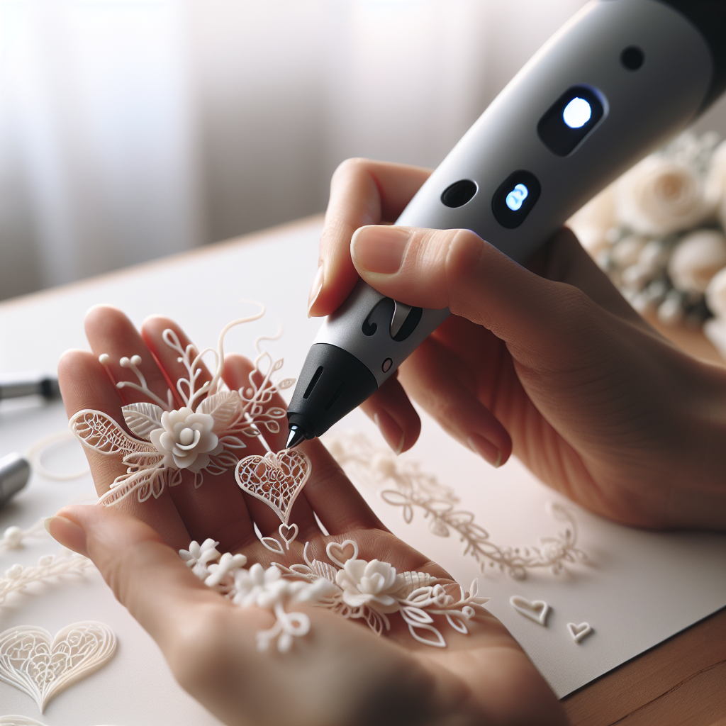 ¿Puedes hacer decoraciones de boda con un bolígrafo 3D?